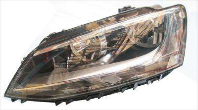 Vw Jetta 6 Head Lamp,+motor, Electrical, Halogen, Lh E-marked, Early = Late Model, L1 11-15