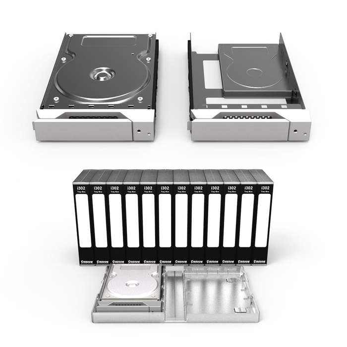 Stardom Tray, iTank, ST2, SR2, ST4/5, SR4, ST8, DR5, DT8, Aluminium, 2.5"/3.5"