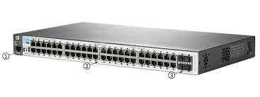 HP Switch (2530-48-PoE+), 48 Port + 4 SFP ports 1000Mbps ports, fixed(desktop/19" telco rack), Ba...