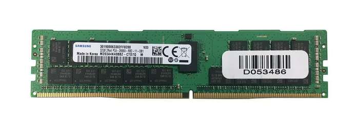 32GB (Dell) Samsung PC4-21300 DDR4-2666MHz ECC Reg. CL19, 288-Pin DIMM 1.2V Dual Rank Server Memory