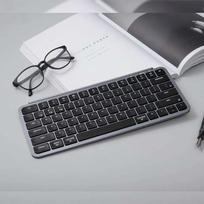 Keychron B1 Pro Ultra-Slim 75% Wireless Keyboard - Space Grey