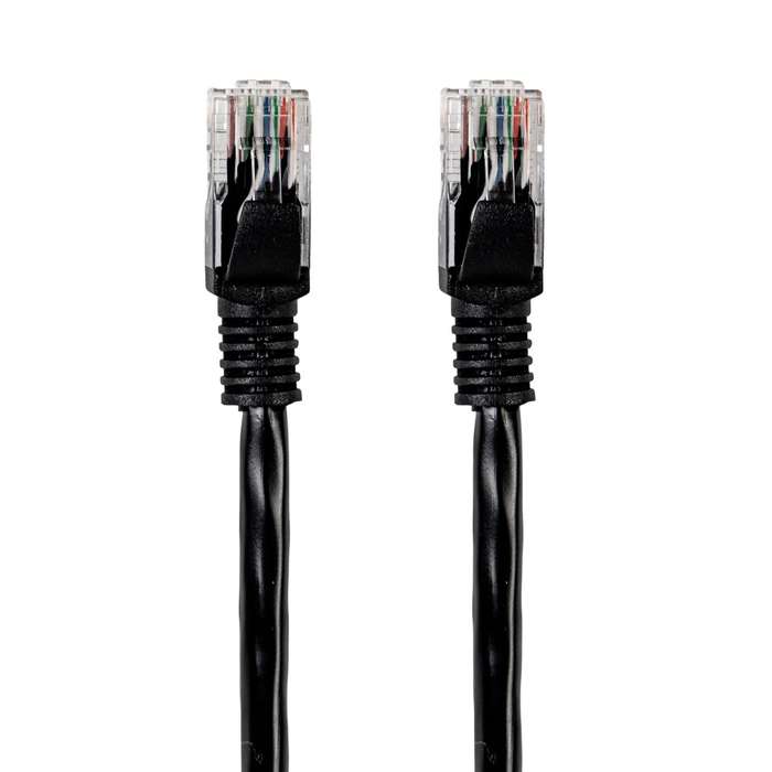 Gizzu Cat6 UTP Fly Lead Ethernet Network Cable 1m &#x2013; Black