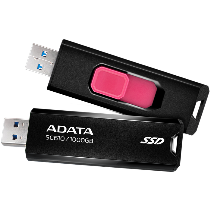 ADATA  SSD External SC610-1000G-CBK/RD