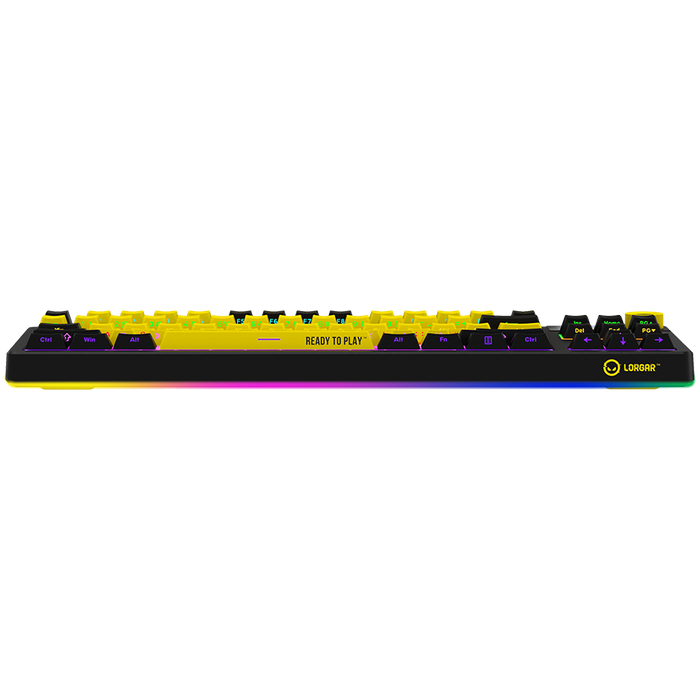 LORGAR  Gaming Keyboard LRG-KBP70TKLW-YL-US