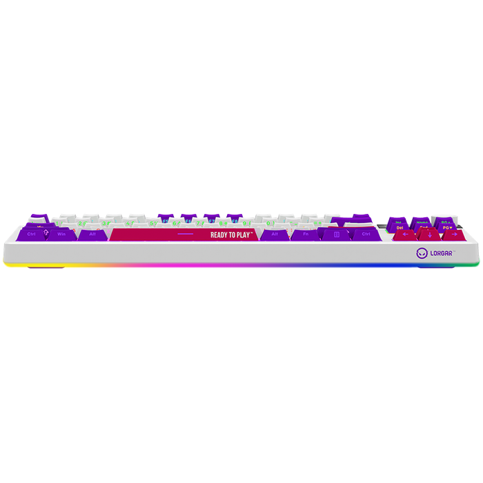 LORGAR  Gaming Keyboard LRG-KBP70TKLW-WH-US