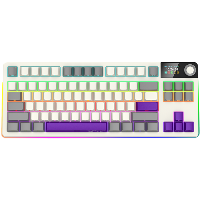 LORGAR  Gaming Keyboard LRG-KBP70TKLW-RT-US