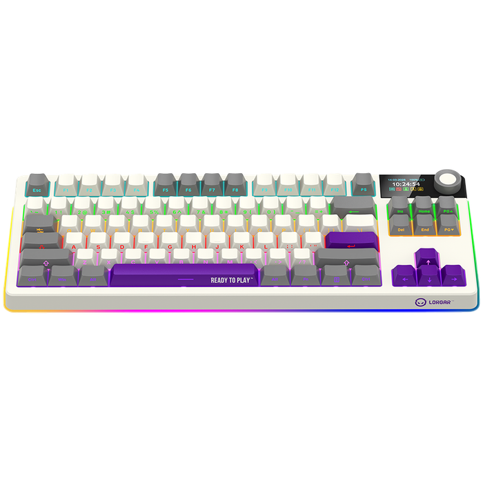 LORGAR  Gaming Keyboard LRG-KBP70TKLW-RT-US