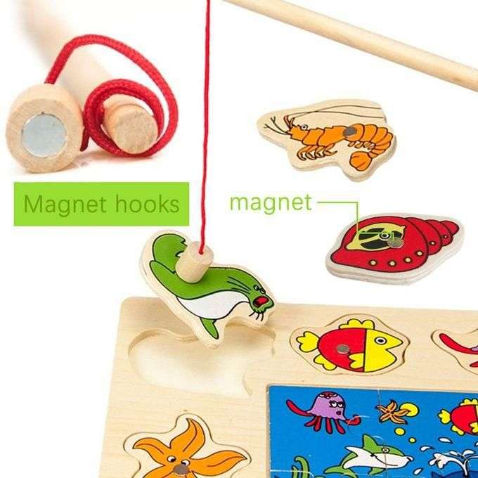 Magnetic Fishing puzzle-1Rod