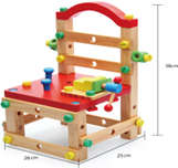 Multifunctional tools chair