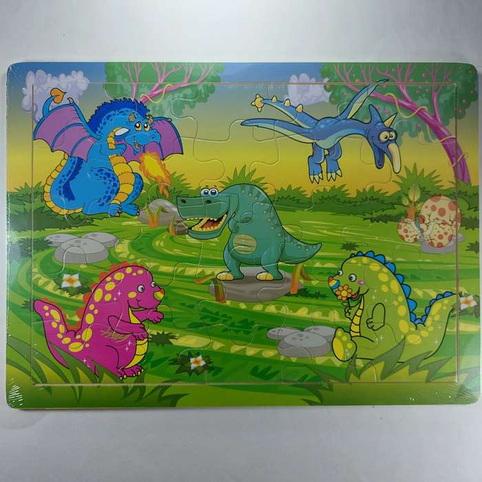 25PCS wood frame puzzles