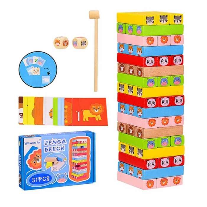 High Stack Wooden block Game