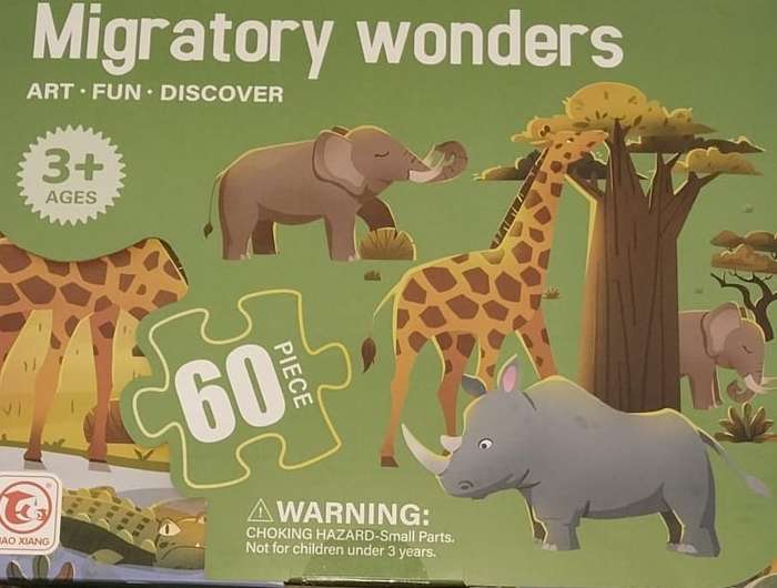 60PCS-Migratory Wonders Puzzle