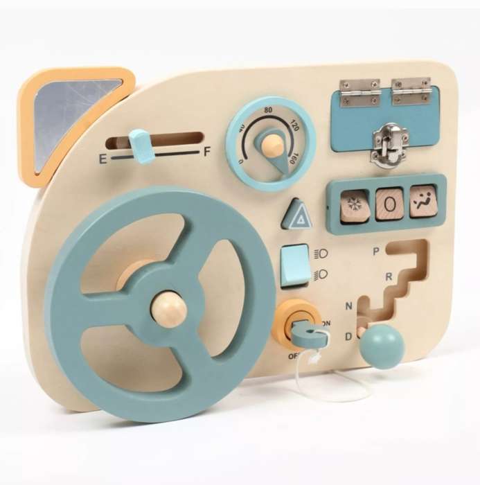 Wooden Interactive Sensory Busy board