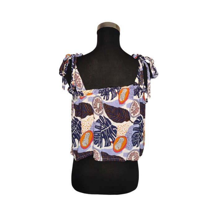 S Women Casual Summer Crop Top   - Tops