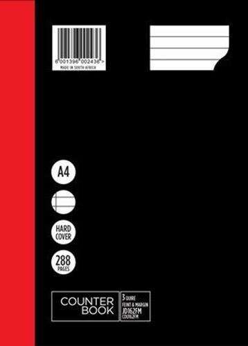 Croxley A4 Hardcover Counter Book 288pg-single