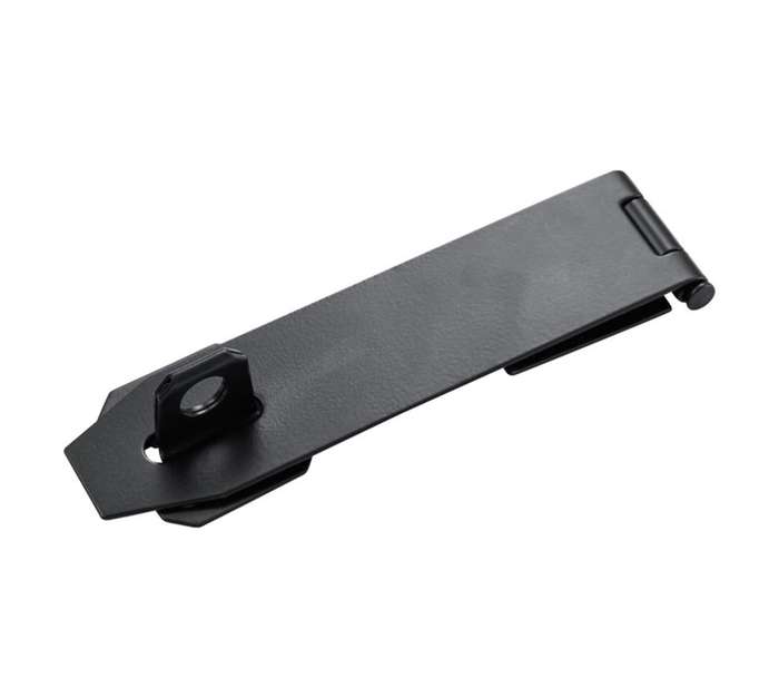 Mackie Hasp and Staples - Black (152mm)