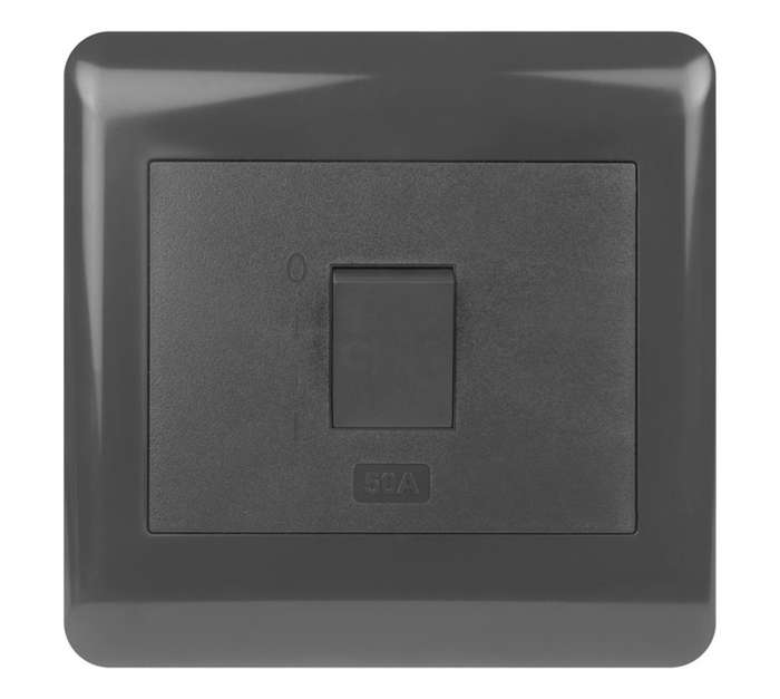 Design House 30A Isolator - Charcoal (100 x 50mm)