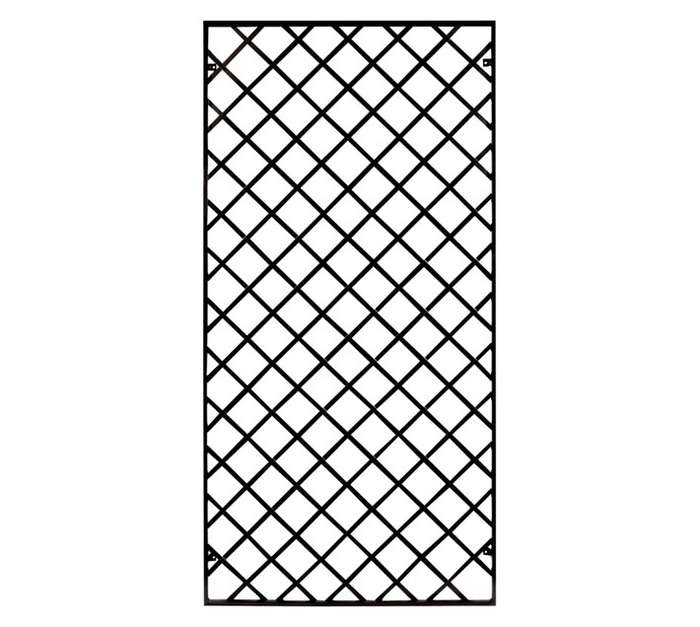Fusion Home Rect Trellis - Black (1000 x 2000mm)