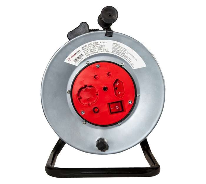 PowerWorx 16A Metal Reel (20m x 1.5mm)