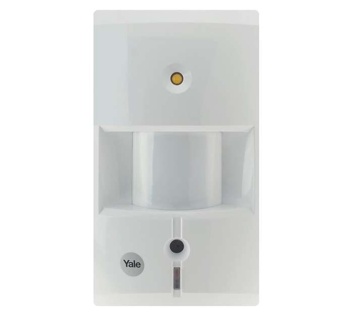 Yale SR-PVC Living PIR with Video Clip Camera Sensor - White (160 x 75 x 62mm)