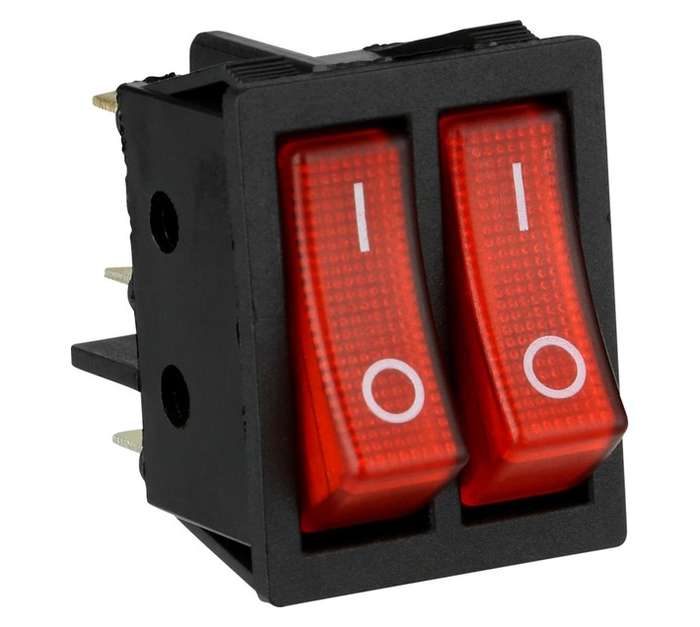 Comptronics G223BP Illuminated DPST Switch