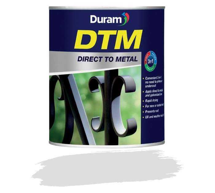 Duram DTM Hammered - White (1L)