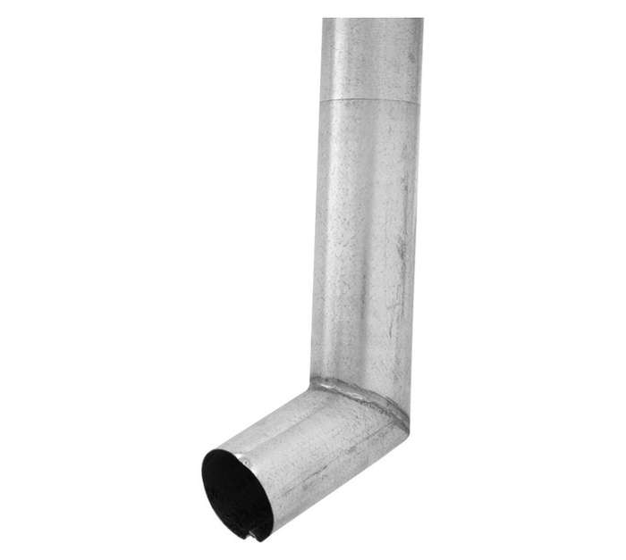 Heunis Steel Round Soldered Offset (450mm) - Silver