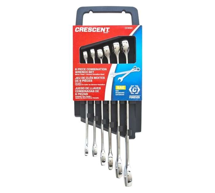 Crescent CCWS0 6 Piece Combination Spanner Set