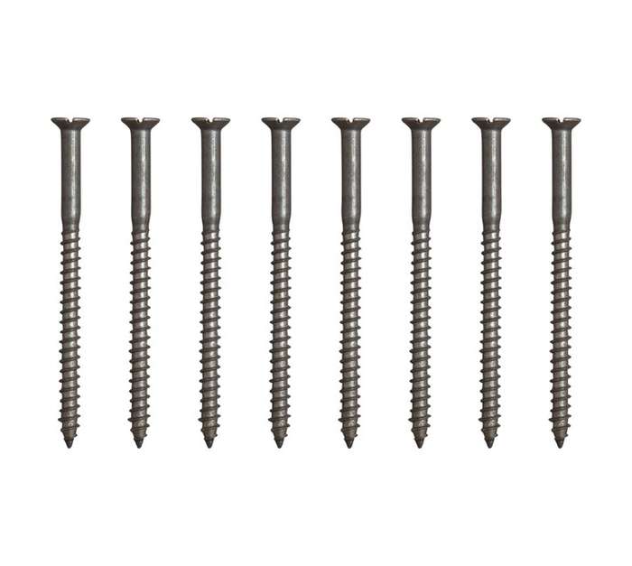 Eureka 1BI90U 5 x 75mm W/Screw Countersunk Steel (8 Pack)