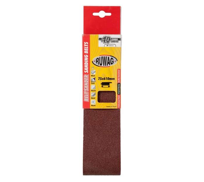 Ruwag P40 Sanding Belts (60 x 400mm)