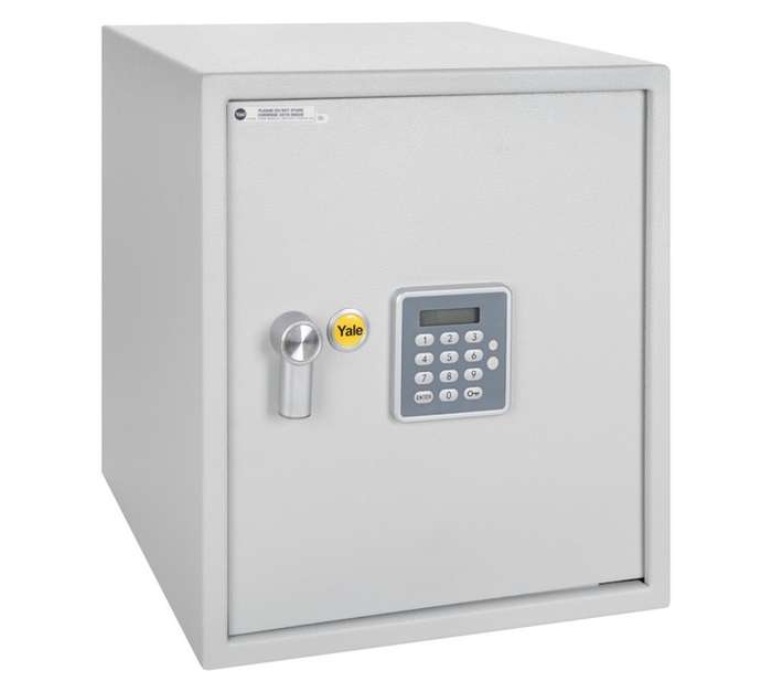 Yale YTS/390/DB1 Large Security Safe with Alarm - White (275 x 370mm)