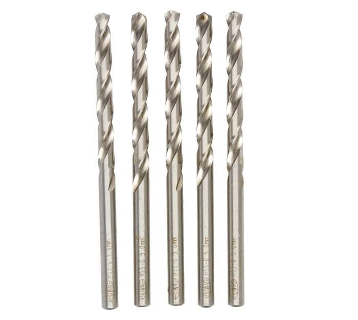 Ruwag 5mm Industrial Metal Drill Bits (5 Pack)