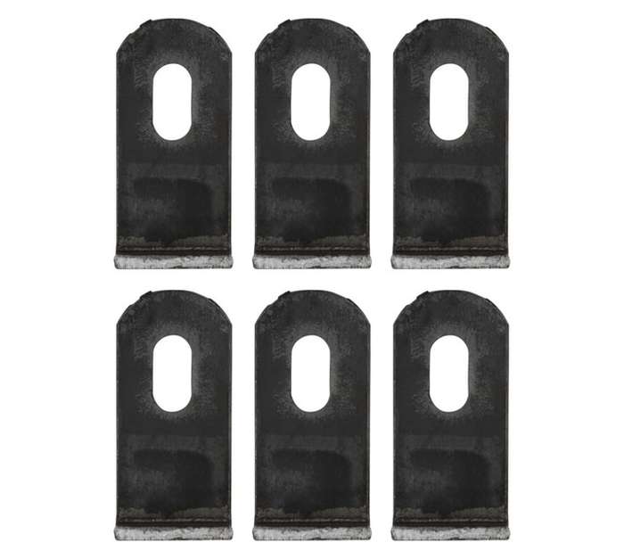 Housetech 10mm Slotted Angled Lugs - Grey (100 x 40mm)