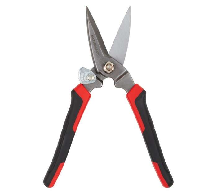 Mastercraft 200mm Tin Snip - Black/Red