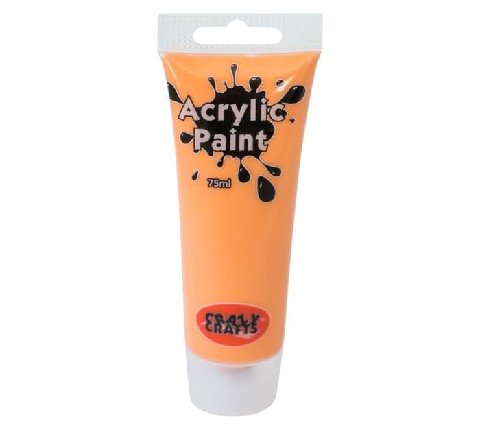 Acrilex Craft Acrylic Paint - Peach (75ml)