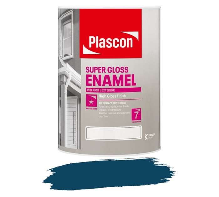 Plascon Super Universal Enamel Doors and Trims - Deep Blue (5L)