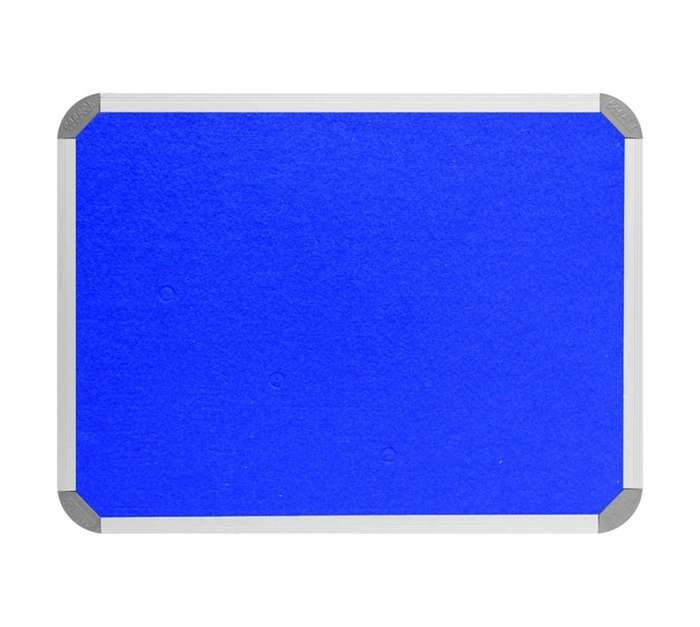 Parrot Products BD0744D Aluminium Frame Information Board - Royal Blue (1000 x 1000mm)
