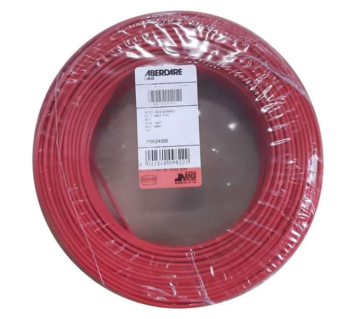 R5 House Wire Cable - Red (1.5mm) (Per Meter)