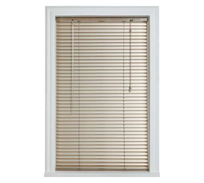 Design House Aluminium Venetian Blind - Fawn (1600 x 2200 x 25mm)