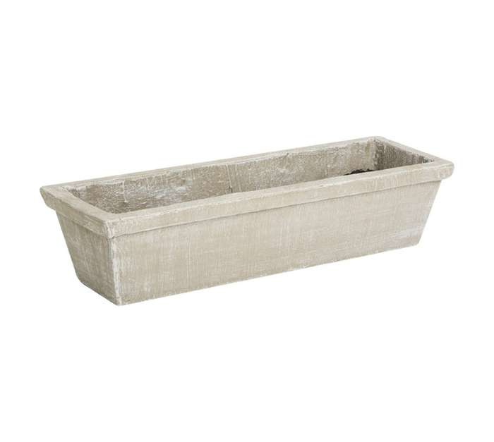 R and J Large Flower Box - White