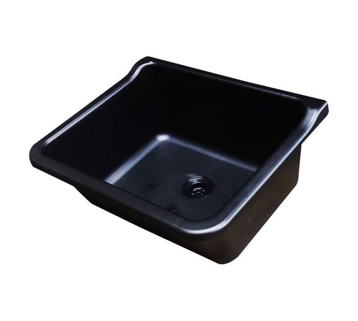 Parker Contractor Wash Trough - Black (490 x 420 x 250mm)