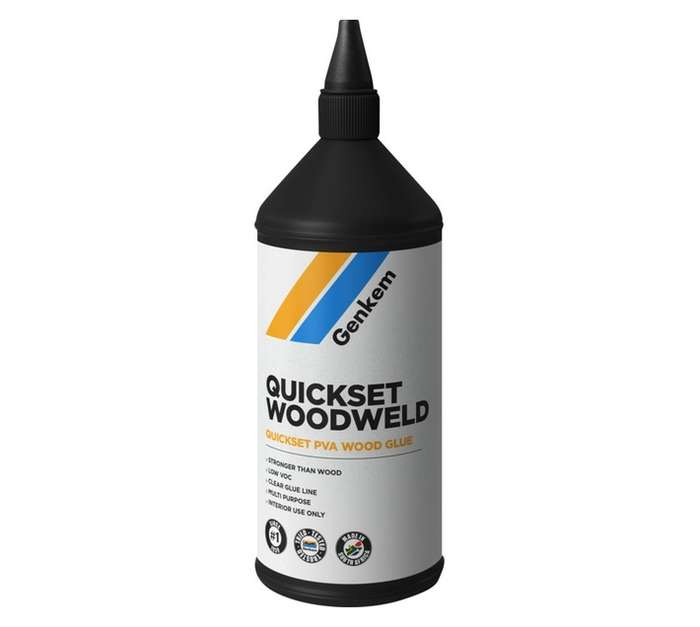 Genkem Quickset Woodweld - White (1L)