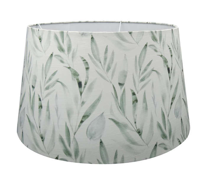Design House Tapered Green Leaves Lamp Shade (440mm)