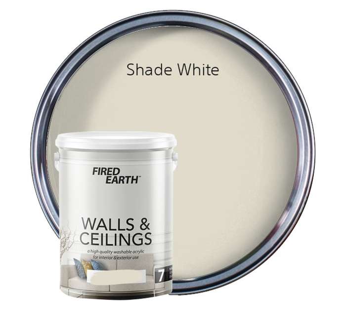 Fired Earth Walls and Ceilings - Shade White (5L)