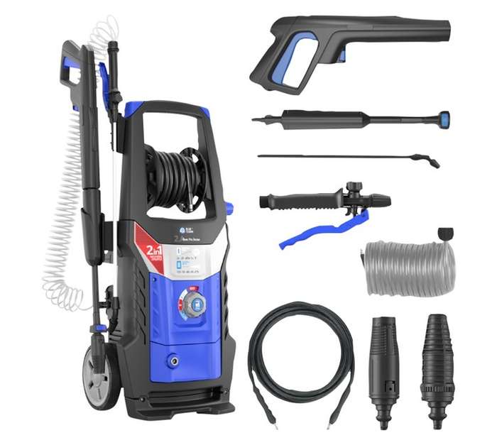 AR Blue Clean DHS 2.A Pressure Washer - Black/Blue (2200W)