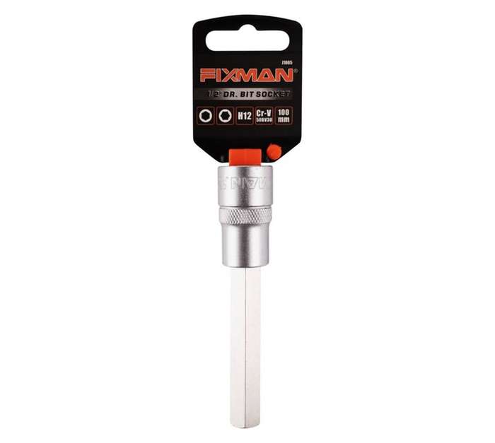 FIXMAN SOCKET BIT 1/2 DRV 100MM H12