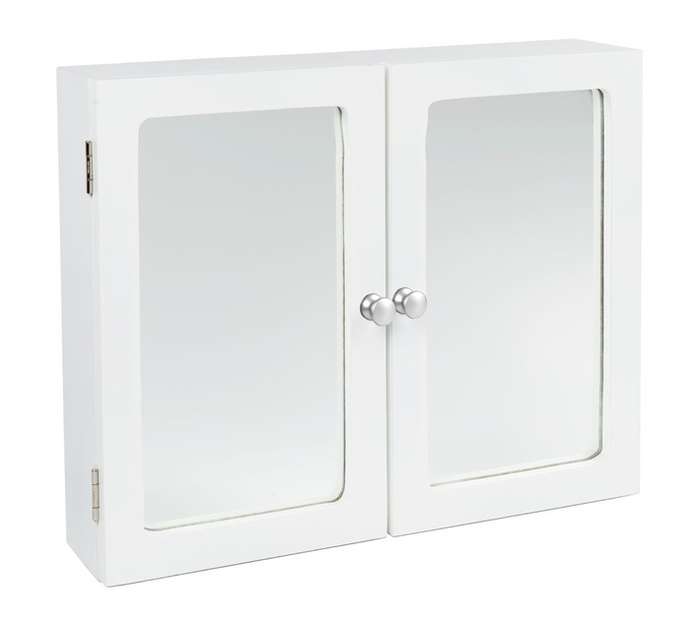 Decorwood Double Bathroom Cabinet - White (350 x 510 x 115mm)