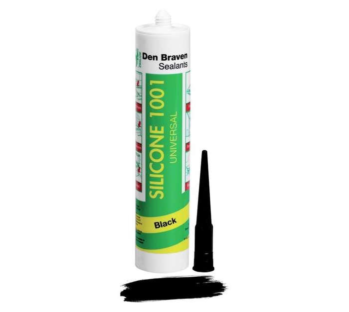 Den Braven DIY 1001 Silicone - Black (280ml)