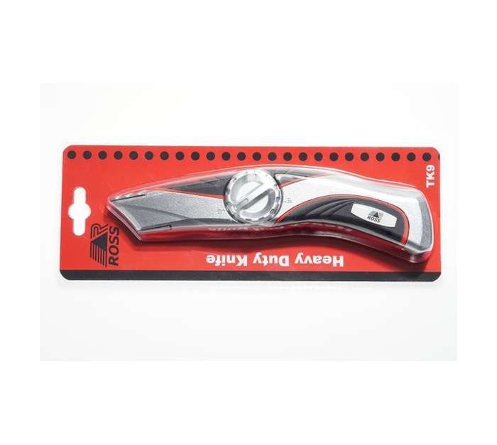 Ross F4006 TK9 Heavy Duty Fixed Blade Knife - Red/Black