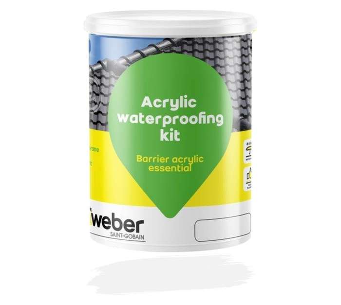 Weber Tylon Barrier Acrylic Essential Waterproofing - White (5L)